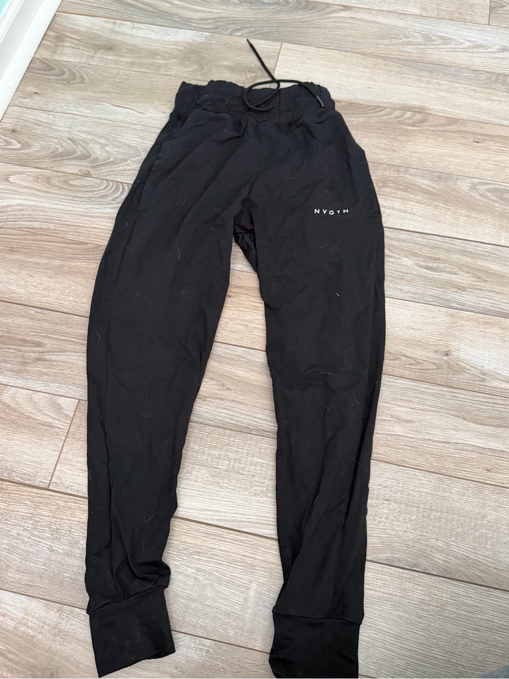 NVGTN Black Track Joggers